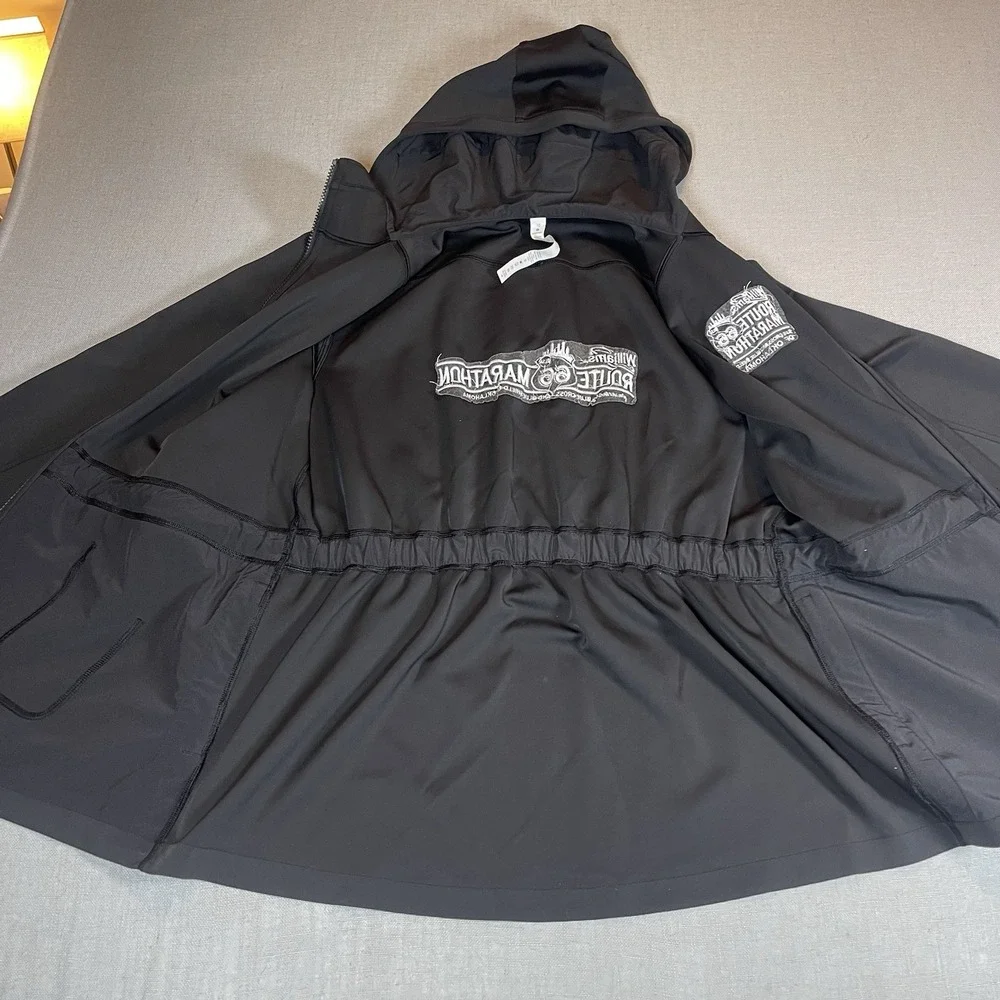 Lululemon Jacket‎ Women's Size 10 Black Full Zip Hooded Athletic